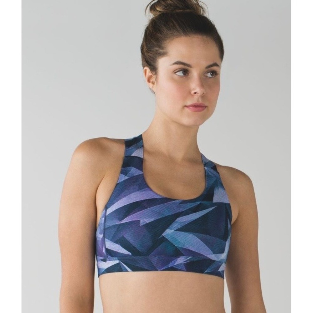 Lululemon All Sport Bra III Pretty Prism Multi Sports Bra 10